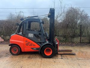 Linde H50D-02 + Double Pallet Handler